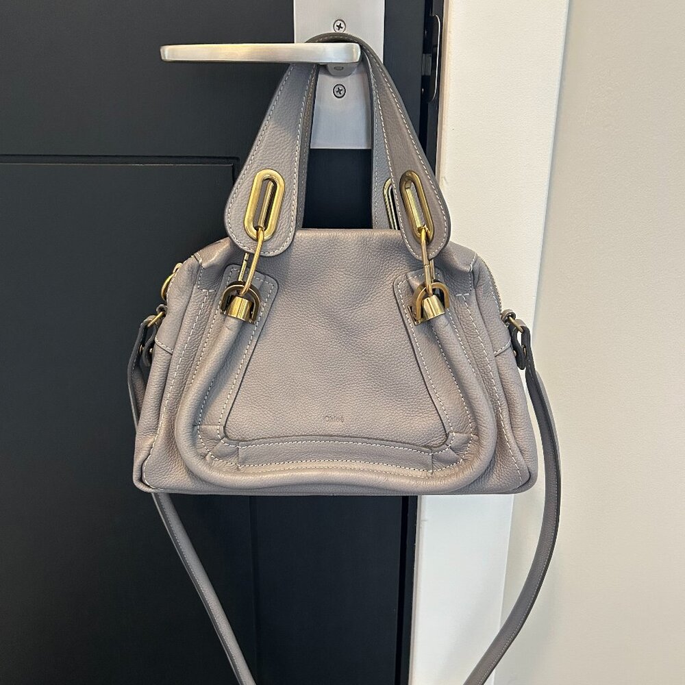 Chloe Gray Satchel Bag